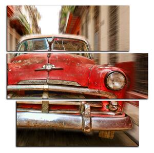 Slika na platnu - Klasičan američki auto - kvadrat 3123D (75x75 cm)