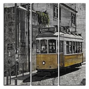 Slika na platnu - Povijesni tramvaj - kvadrat 3121QB (75x75 cm)