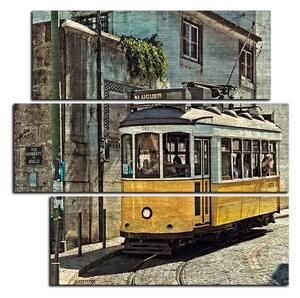Slika na platnu - Povijesni tramvaj - kvadrat 3121D (75x75 cm)