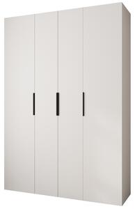Zondo.hr Ormar za garderobu 170 cm Carmela 40-4 (bijela + crna). Akcija -20%. 1126661