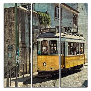 Slika na platnu - Povijesni tramvaj - kvadrat 3121B (75x75 cm)