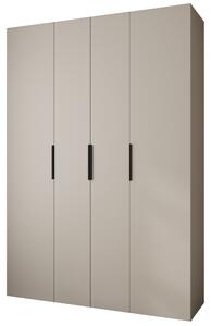 Ormar za garderobu 180 cm Carmela 40-4 (kašmir + crna)