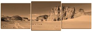 Slika na platnu - Cesta u pustinji - panorama 5129FD (150x50 cm)