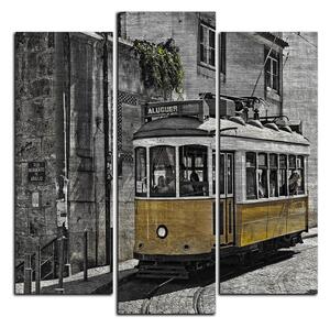 Slika na platnu - Povijesni tramvaj - kvadrat 3121QC (75x75 cm)