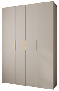 Zondo.hr Ormar za garderobu 180 cm Carmela 50-4 (kašmir + zlatna). Akcija -20%. 1126844