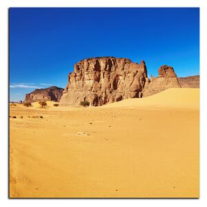 Slika na platnu - Cesta u pustinji - kvadrat 3129A (50x50 cm)