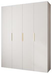Zondo.hr Ormar za garderobu 190 cm Carmela 40-4 (bijela + zlatna). Akcija -20%. 1126670