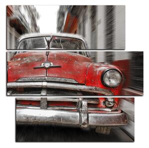 Slika na platnu - Klasičan američki auto - kvadrat 3123FD (75x75 cm)