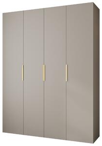 Zondo.hr Ormar za garderobu 190 cm Carmela 50-4 (kašmir + zlatna). Akcija -19%. 1126848