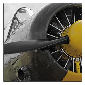 Slika na platnu - WWII avion s propelerom - kvadrat 3125QA (50x50 cm)