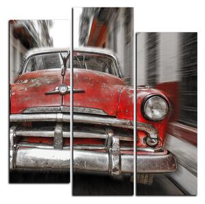Slika na platnu - Klasičan američki auto - kvadrat 3123FC (75x75 cm)