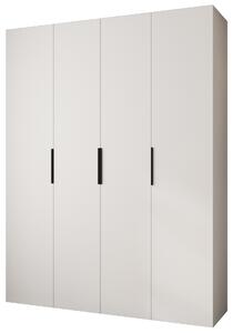 Zondo.hr Ormar za garderobu 190 cm Carmela 40-4 (bijela + crna). Akcija -20%. 1126669