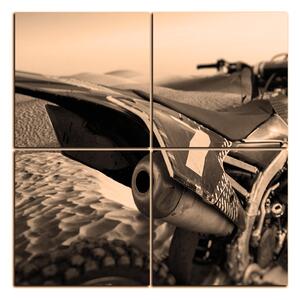 Slika na platnu - Moto freestyle - kvadrat 3124FD (60x60 cm)