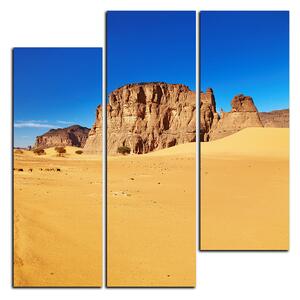 Slika na platnu - Cesta u pustinji - kvadrat 3129D (75x75 cm)