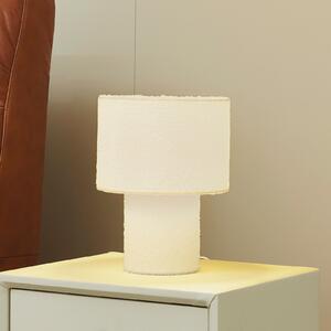 Lindby stolna lampa Jone, bijela, tekstil, 30 cm