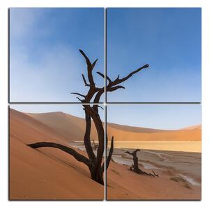 Slika na platnu - Mrtvo stablo u dinama - kvadrat 3130E (60x60 cm)