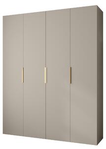 Zondo.hr Ormar za garderobu 200 cm Carmela 50-4 (kašmir + zlatna). Akcija -20%. 1126852