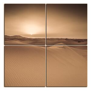 Slika na platnu - Pustinja Sahara - kvadrat 3131FE (60x60 cm)
