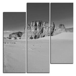 Slika na platnu - Cesta u pustinji - kvadrat 3129QD (75x75 cm)