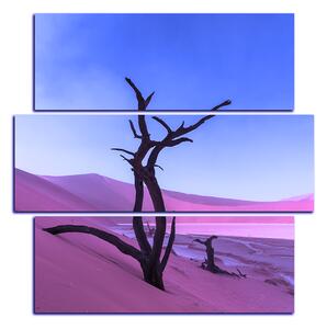 Slika na platnu - Mrtvo stablo u dinama - kvadrat 3130FD (75x75 cm)
