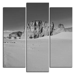 Slika na platnu - Cesta u pustinji - kvadrat 3129QC (75x75 cm)