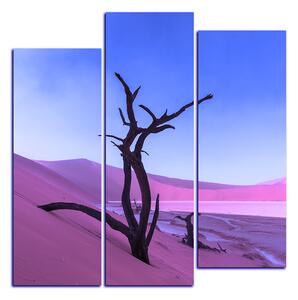 Slika na platnu - Mrtvo stablo u dinama - kvadrat 3130FC (75x75 cm)