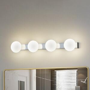 Lucande LED kupaonska zidna svjetiljka Myrra, krom, staklo, 60 cm, IP44