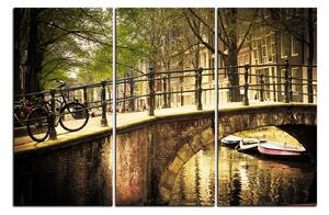Slika na platnu - Romantični most preko kanala 1137B (150x100 cm)