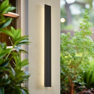 Lucande LED vanjska zidna svjetiljka Melira, visina 100cm, antracit