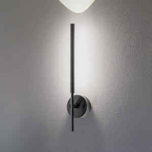 LED zidna lampa Focus crna 46,5 cm metalna 2 žarulje. podesiv