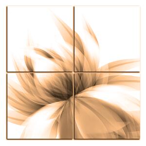 Slika na platnu - Elegantan cvijet - kvadrat 3147FE (60x60 cm)