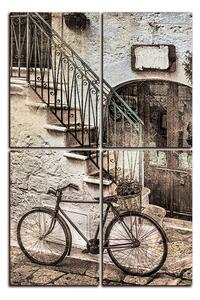 Slika na platnu - Stara ulica u Italiji - pravokutnik 7153FD (90x60 cm)
