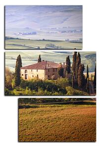 Slika na platnu - Talijanski ruralni krajolik - pravokutnik 7156C (120x80 cm)