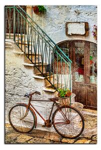 Slika na platnu - Stara ulica u Italiji - pravokutnik 7153A (60x40 cm)