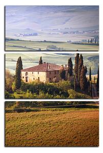 Slika na platnu - Talijanski ruralni krajolik - pravokutnik 7156B (120x80 cm)