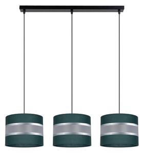 Luster na sajli CORAL 3xE27/60W/230V zelena