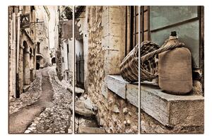 Slika na platnu - Stara mediteranska ulica 1151FB (90x60 cm )