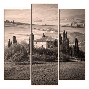 Slika na platnu - Talijanski ruralni krajolik - kvadrat 3156QC (75x75 cm)
