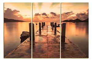 Slika na platnu - Prekrasan zalazak sunca nad jezerom 1164FB (150x100 cm)