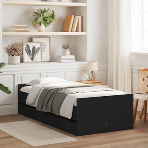 Okvir kreveta s ladicama crni 90 x 190 cm - Crna / 90 x 190 cm