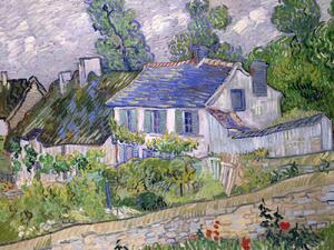 Reprodukcija umjetnosti Houses at Auvers - Vincent van Gogh, (40 x 30 cm)