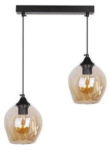 Luster na sajli ASPA 2xE27/40W/230V crna
