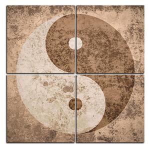 Slika na platnu - Yin i yang simbol - kvadrat 3170D (60x60 cm)