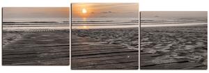 Slika na platnu - Zora na moru - panorama 5141FD (150x50 cm)