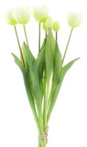 Umjetni tulipani buket 44cm krem boje