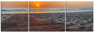 Slika na platnu - Zora na moru - panorama 5141C (150x50 cm)