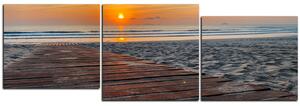 Slika na platnu - Zora na moru - panorama 5141E (150x50 cm)