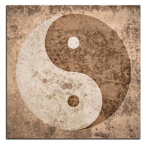 Slika na platnu - Yin i yang simbol - kvadrat 3170A (50x50 cm)