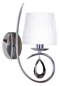 Zidna lampa ARNIKA 1xE14/40W/230V sjajni krom/bijela