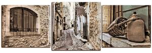 Slika na platnu - Stara mediteranska ulica - panorama 5151FD (150x50 cm)
